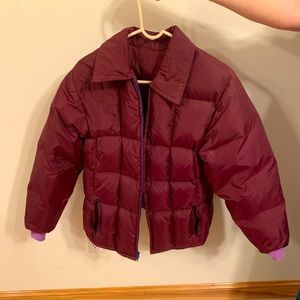 COPY - Vintage Maroon Colored Puffer Jacket